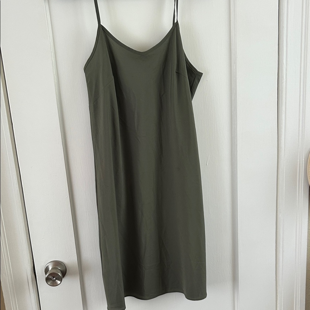Nanette Lepore Sage Green slip Dress